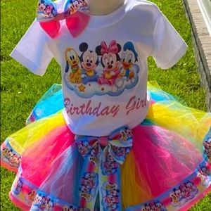 Minnie and Family tutu set for Girls